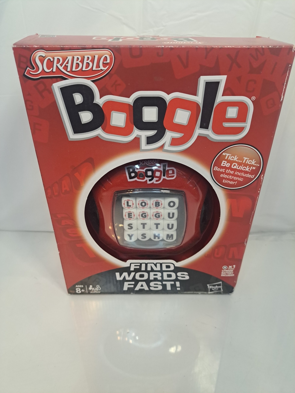 Scrabble Boggle Find Words Fast Family Game Hasbro Electronic -NEW SEALED PKG